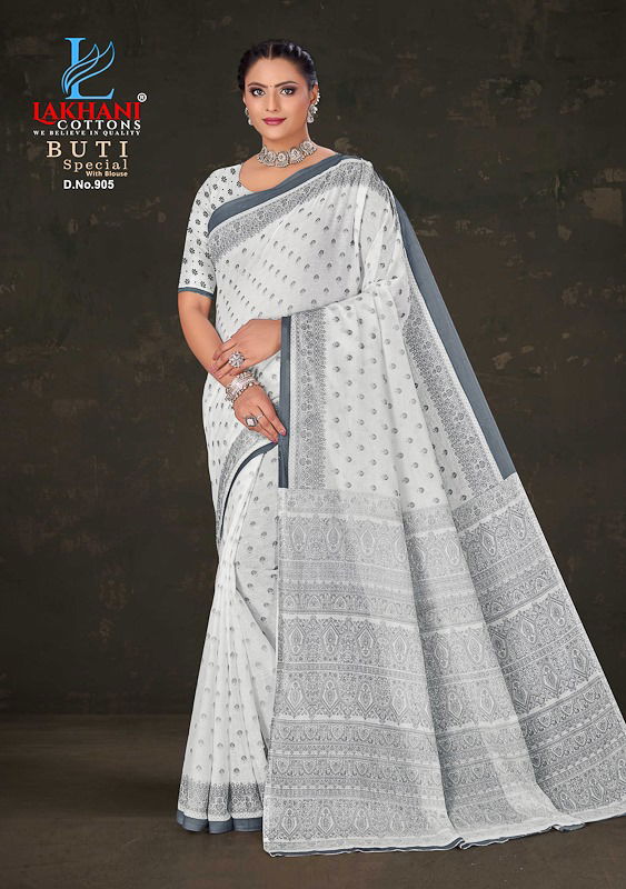 Buti Special Vol 09 By Lakhani Cotton Printed Sarees Wholesale Shop In Surat